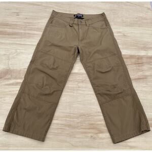 Hawx Pants Men's Work Gear Ripstop Fabric Stretch Pockets Tan‎ Size 34 x 30